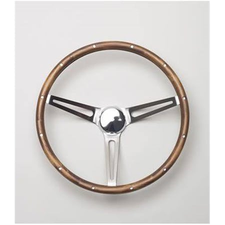 Grant 15 in. 3-Spoke Steel Slot Design Classic Nostalgia Series Steering Wheel 967-0